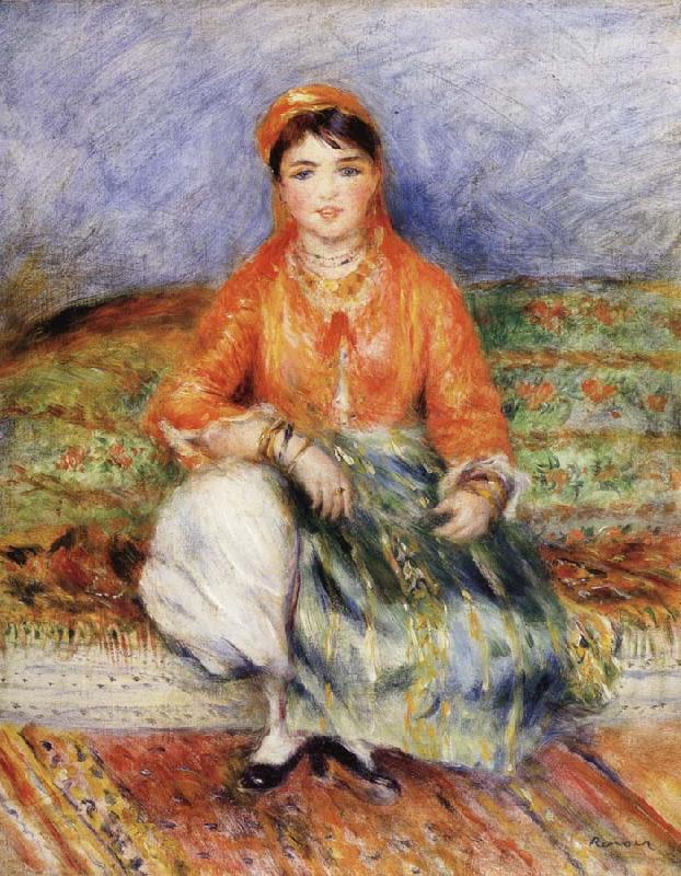 Pierre Renoir Algerian Girl oil painting picture